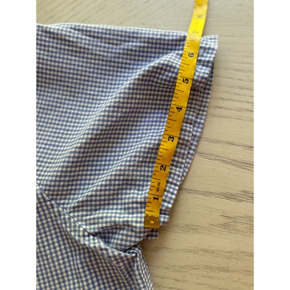 Solutions Original Vintage Embroidered Gingham Button Down CottageCore Size XL - Picture 10 of 10